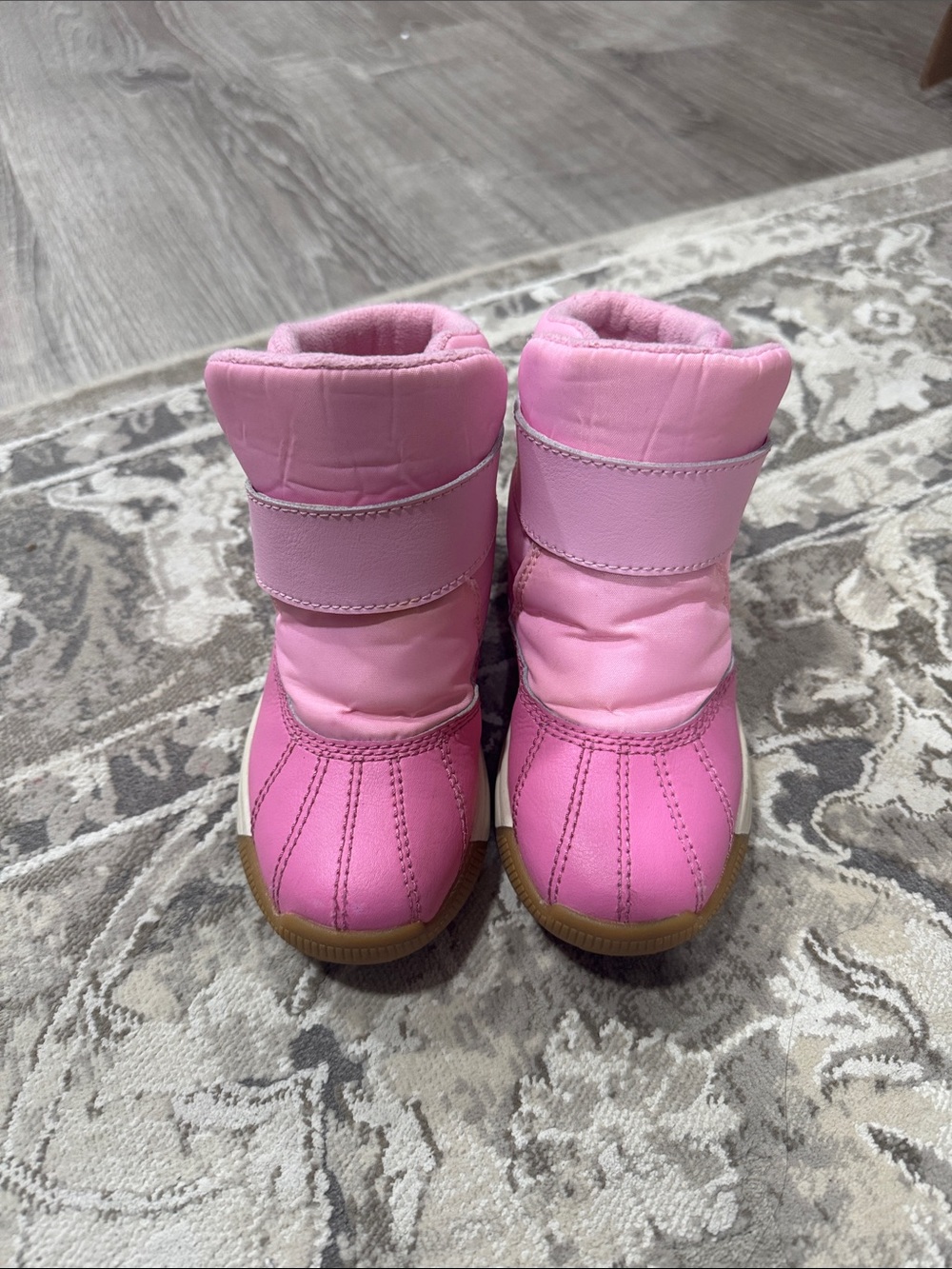 Sorel Kids Pink Winter Boots - Cozy Waterproof Toddler Shoes size 12